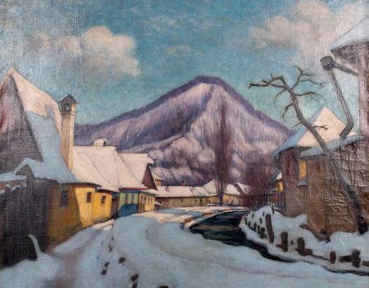 1908-1916 között rendszeresen dolgozott ott, majd 1923-ban feleségével, az egykori Bartók tanítvánnyal, Hevesi Erzsébettel végleg le is telepedett a bányavárosban.