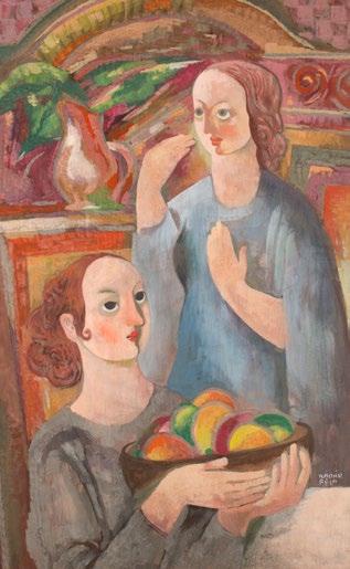 72. Czóbel Béla (1883-1976) Harlequin 92 x 63,5 cm Czóbel 73.