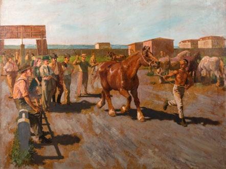 79. Mágori Varga Béla (1897-1988) Kikötői munkások /