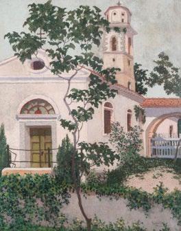 Faragó Géza (1877-1928) Olasz templom / Italian church 66,5 x 53 cm Faragó Géza Kikiáltási ár: 400 000 Ft Starting