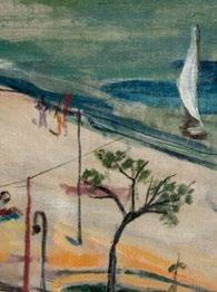 Péter Mária (1904-1990) Tenger Szicíliában, 1932 körül / Sea in Sicily, around 1932 68,5 x 80 cm Péter M.