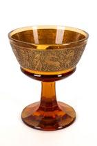 glass, with metal-etched decorated band, sign at the bottom: Made in Czeho Slovakia, Moser Karlsbad m/h: 30 cm Kikiáltási ár: 160 000 Ft Starting price: 500 Becsérték: 200 000-300 000 Ft Estimation: