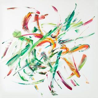 felugossy László (1947-) Aktok / Nudes, 2003 vegyes technika, papír / mixed media on paper 40 x 28 cm Jelezve jobbra lent: