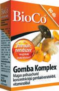 BIOCO GOMBA KOMPLEX TABLETTA 80 DB A készítmény 4-féle, magas poliszacharid koncentrációjú gombakivonatot tartalmaz, melyet vitaminok egészítenek