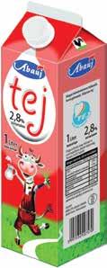 Ft ABAÚJ DOBOZOS TEJ 2,8%, 1 l 259