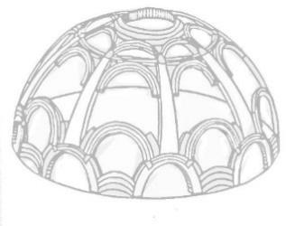 Róma, Pantheon: félgömb kupola