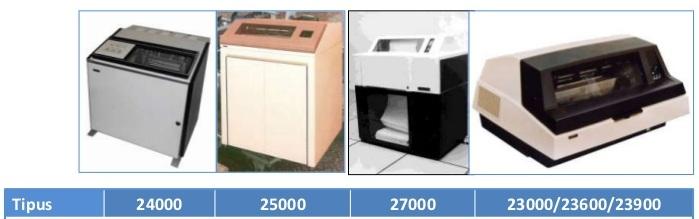 A VT 24000, VT 25000, és a szalagos VT 23000-es család még az átadott licencek alapján készült, a VT 27000 berendezés már VIDEOTON-konstrukció volt.