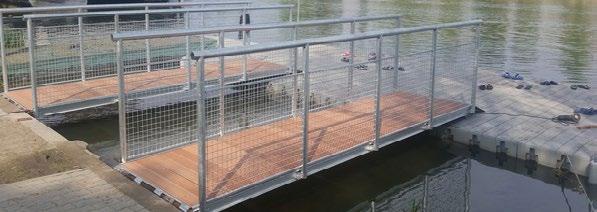 BEJÁRÓHIDAK Moduláris úszóstégünk másik fontos eleme