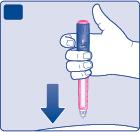 Ha több gyógyszerre van szüksége, mint amennyi megmaradt az injekciós tollban, adagját két injekciós tollra oszthatja szét.