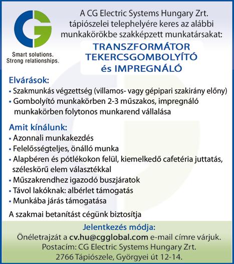 munkavégzésre azonnali kezdéssel!