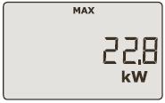 Valamennyi maximum és minimum érték kiszámításra kerül, mint legnagyobb és legkisebb átlag függetlenül a pillanatnyi átfolyástól és teljesítménytől.