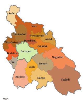 KISTÉRSÉGI TÁRSSZERVEZETEK Az érdekvédelem bástyái A VGYKE, regionális egyesület lévén, ki kellett alakítsa hatékony működését a Közép-magyarországi régióban, ami Budapesten kívül Pest megyét