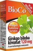 204 Ft BIOCO GINKGO BILOBA KIVONAT TABLETTA 90 DB Hozzájárulhat a normál szellemi működés fenntartásához, a memória és az időskori agyműködés