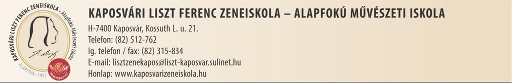 Különös közzétételi lista - Alapfokú művészeti iskolák [229/2012. (VIII. 28.) Kormányrendelet a nemzeti köznevelésről szóló törvény végrehajtásáról] 2016/2017. tanév 1.