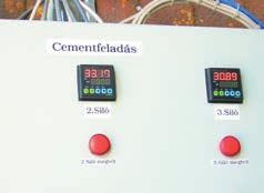 CEMENT TÁROLÓ SILÓK A cement tároló silókban fontos a szint mindenkori