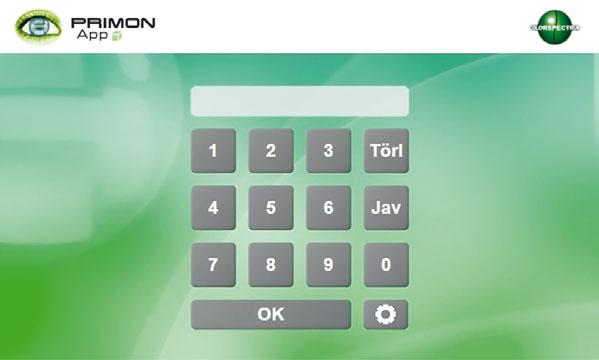 PRIMON BOX APP A PRIMON Box App segítségével megvalósítható az azonosított feladatvégzés és riportolás szerver nélkül.