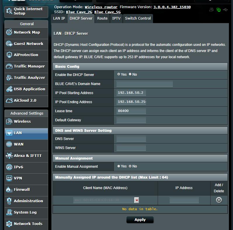 4.2.2 DHCP szerver A vezeték nélküli router DHCP segítségével, automatikusan osztja ki az IP-címeket a hálózatán. Megadhatja a hálózati kliensek IPcímtartományát és lejárati idejét.