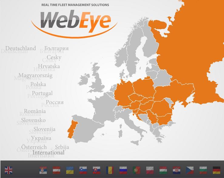 1. Belépés A WebEye rendszerrel felszerelt járművek adataihoz, a jelszó és a felhasználói név megadásával férhet hozzá a felhasználó. Szervereink elérhetőségei: http://www.webeye.hu http://new.webeye.hu http://gps.