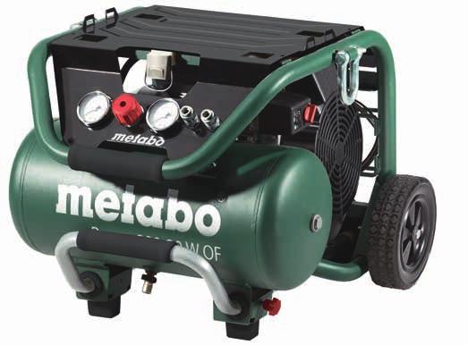 basic 280-50 W of Olajmentes dugattyús kompresszorok Jó hidegindítás a tehermentesítő szelepes nyomáskapcsolónak köszönhetően sűrített levegős bognárfejű