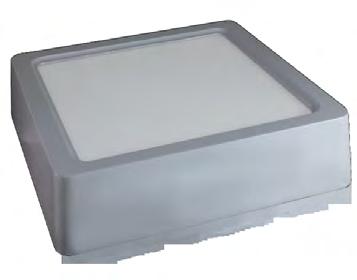 Színhőmérséklet 225x225mm 18W 1700 lm 2700 K 337-201 4000 K 337-202