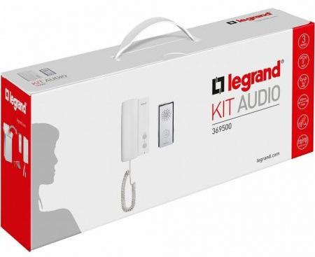 3 -os beltéri egységgel 369320 Legrand 2 vezetékes színes