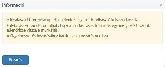 ábra - ÖMT termékek módosítása 5.2.3.6.