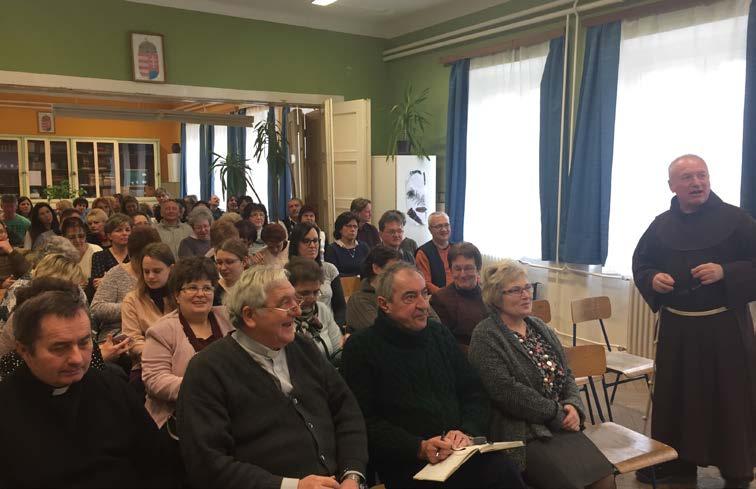 Tokár János atya a nevelőtestületi értekezlet vendége Hevesen 2017.