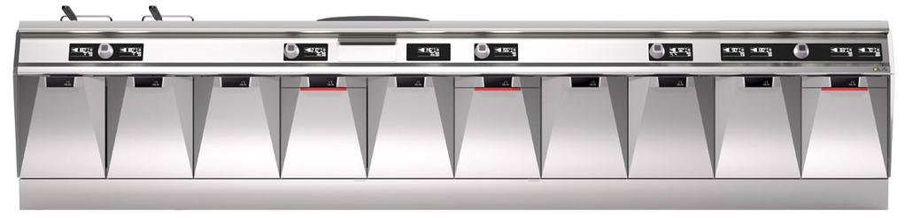 Flake 89 70 Insulated well for ice 2.b 1. Refrigerated bar counters with drawers 2.c 2.a 2. Coffee machine with grinders 2.g 70 Till Refrigerated bar counters with drawers 3.