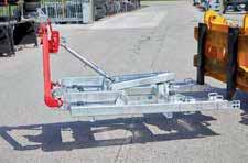 1450,00 Multi-Hitch targoncaadapter A Multi-Hitch targoncafelvevő univerzálisan használható segédeszköz rakományok, pótkocsik és mezőgazdasági felszerelt eszközök rendezéséhez és rakodásához.