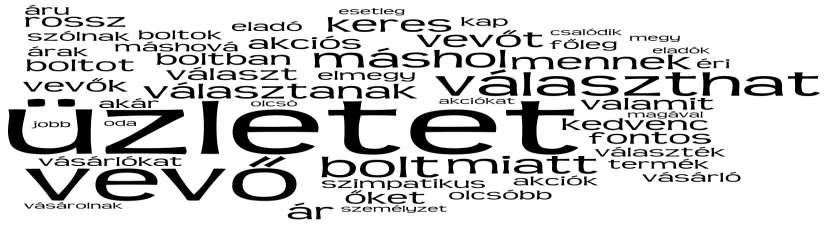 válthat ki, az elérés kényelme (lakóhelyhez közelebbi üzlet), megfelelőbb eladók (udvarias, kedves, segítőkész, stb.), termékújdonságok és vásárlásösztönző eszközök (pl.: nyereményjáték). 4.