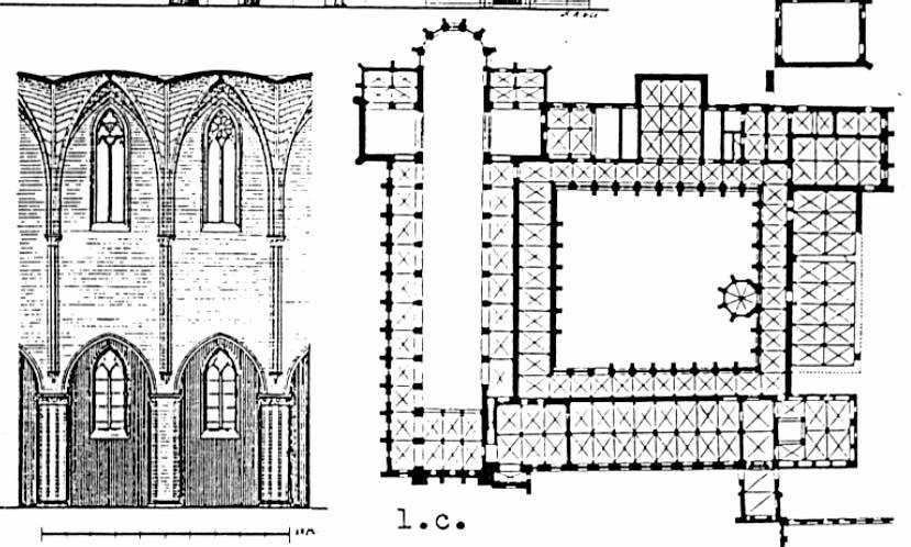 Emlékei: Chorin (1273-1324), Schulpforta (1137-1151), Lehnin (1190-1195., 1262.