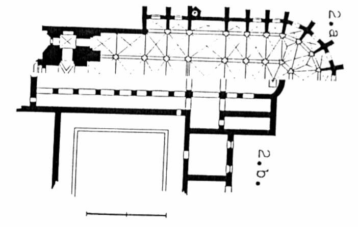 Ausztriában Neuberg monostora (1327-1344), Svájcban Salem monostora (alap. 1137., ép. XIV. sz. - ma apácakolostor) képviseli ezt a típust.