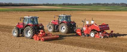 A hathengeres társához képest 400 kg-mal könnyebb traktor esetén ez kisebb talajnyomást és taposási kárt is jelent a szántóföldi munkák során, míg a rövid tengelytáv és a tökéletes teljesítmény-tömeg