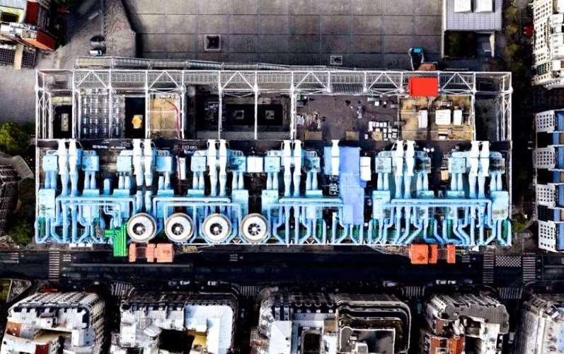 Pompidou Központ, Párizs, Renzo