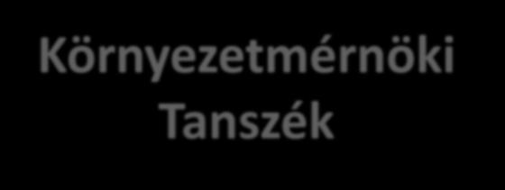 Környezetmérnöki Tanszék www.eng.