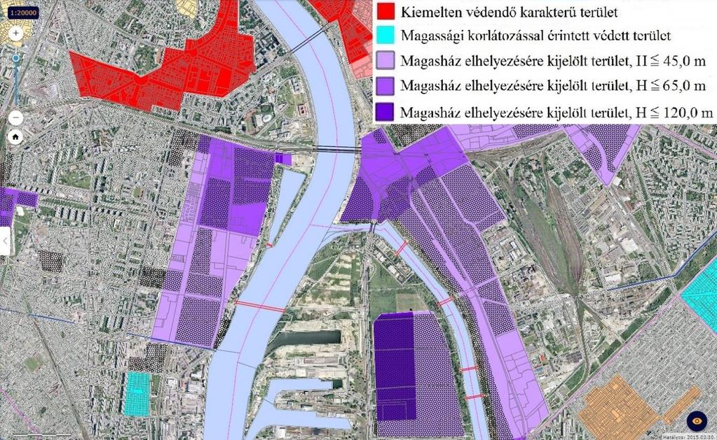 alatti szerkezetek megvalósítása jelenti majd a legnagyobb műszaki kihívást. Budapest azon részein, ahol egyáltalán városépítészetileg szóba jöhetnek a legfeljebb 120 m magas épületek (34.