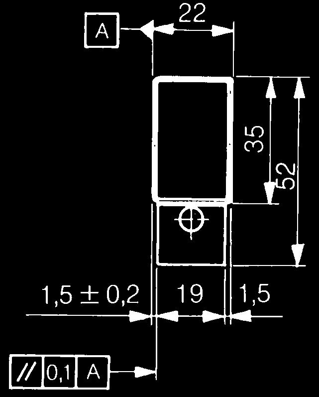 LINEAR SCALE AT 116 digitális hosszmérő rendszer standard profil beépíthető üveg mérőléc alumíniumprofilból készült házzal rögzítőelemekkel profilkeresztmetszet 22 x 35 (jeladó egység nélkül)