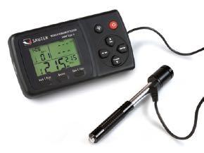HMM keménységvizsgáló készülék nagy, masszív munkadarabok keménységi vizsgálatára 8 -es minimális falvastagság, 3 kg minimális munkadarabsúly munkadarab-felület Ra < 10 μm beépített adattároló max.