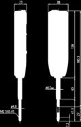 563100 0052, 2 m), USB-kábel, F-USB típus (Nr. 563110 0006) 512029 1201 Standard kivitel akkumulátor élettartama: 20 000 óra szállítás formacsomagolásban, SR 44 akkumulátorral (Nr.