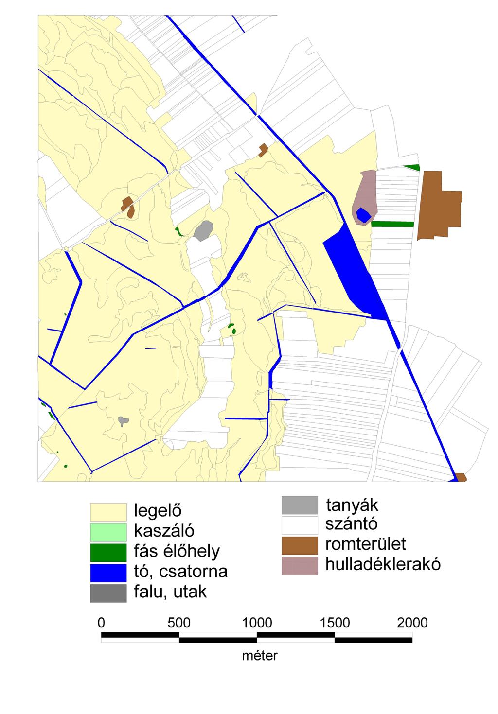 A varsándi táj szerkezete és