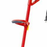 2 mm Ø CAMPUS 250 RT Motor: 350 W Duplaszálas, damiladagolás: gyenge leütésre Teleszkópos nyél Fűszegélynyíró és gyepszélvágó funkció Damil: 2 x 3 m / 1.