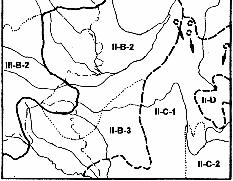 316 Jelmagyarázat: Flóratartomány határa Flóravidék határa Flórajárás határa I - Carpaticum II - Pannonicum A - Eupannonicum B - Praenoricum 1. Laitaicum 2. Castriferreicum 3.