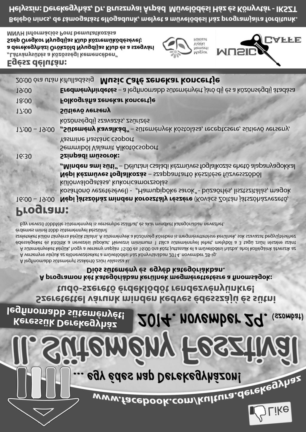A szrksztôség -mail cím: kulturadrkgyhaz@gmailcom Tlfon: 06 20/258-55-11 Várjuk mindazon trmlők és kézművsk jlntkzését, akik Drkgyházon vagy környékén élnk A standhlyk ingynsk, azonban lőzts