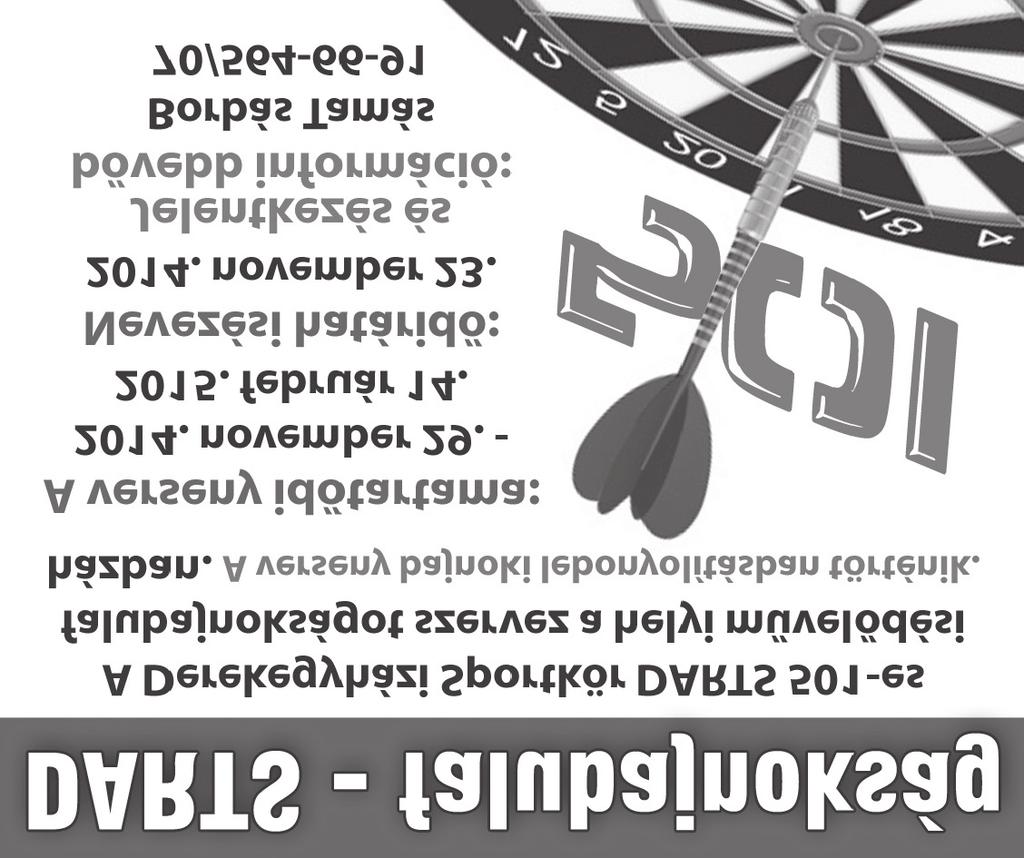 XV Évfolyam - 11 szám Programajánló novmbr 11 (kdd) 15:00 Tlpülési közösségk fjlsztését Szolgáló kzdményzésk - Szrvztfjlsztő tréning Zsótér Mária közösségfjlsztővl - Choco Hands avagy gy kézművs