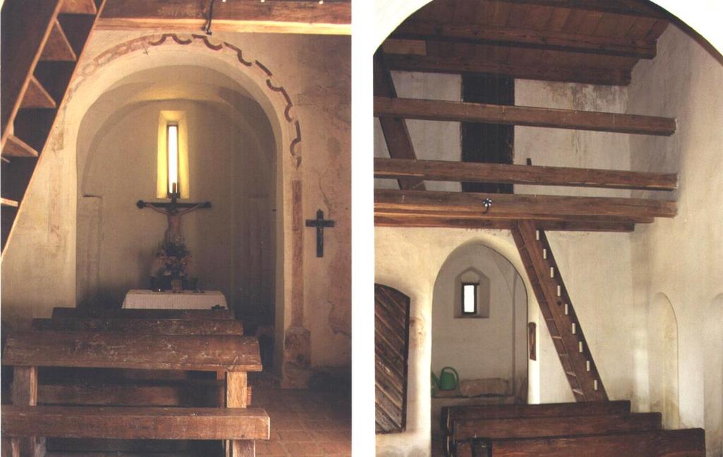 11 Az Egregyi Árpád-kori templom, a Dunántúl egyik legépebben maradt falusi templomának belső tere Az 1328.