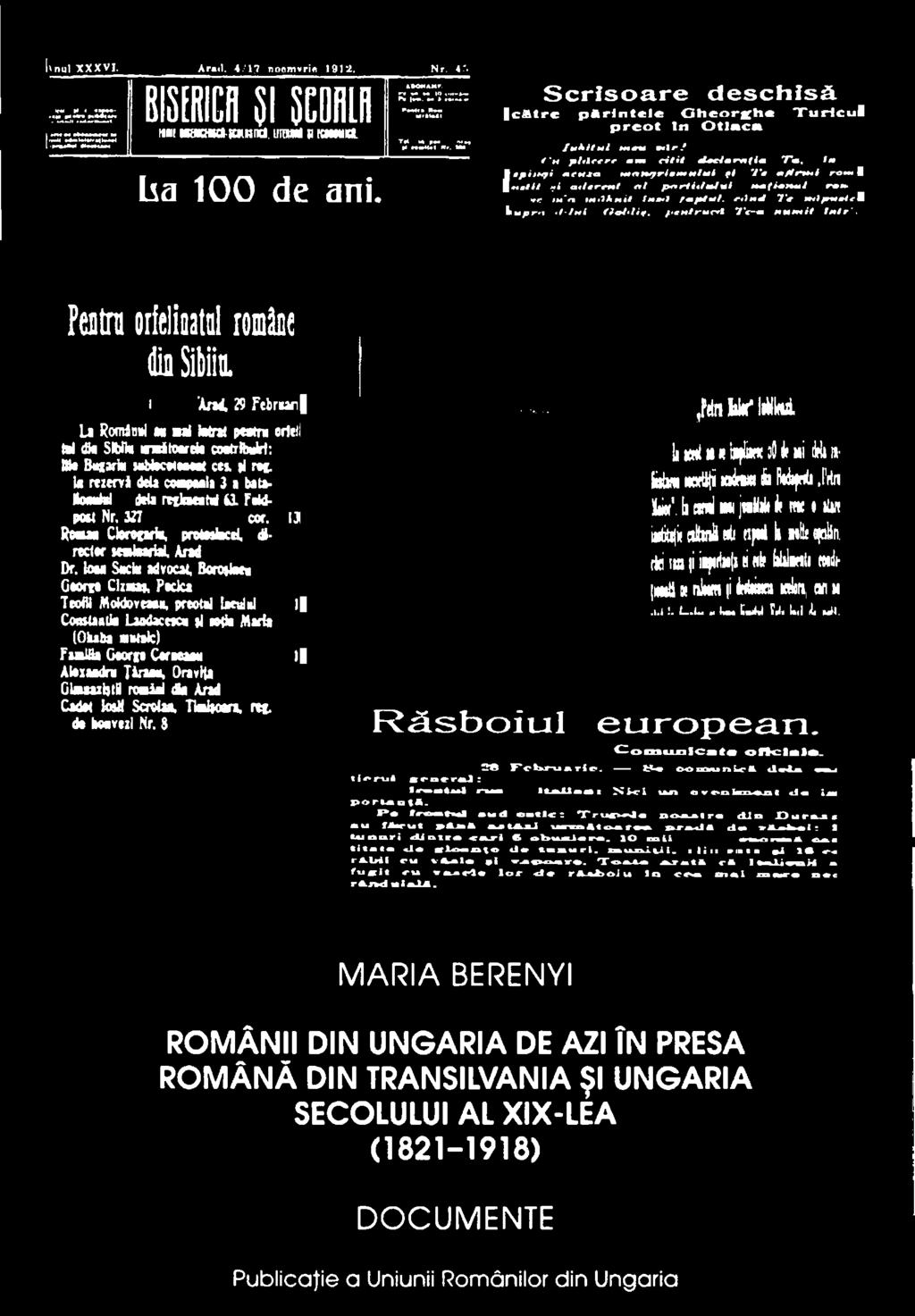 i 'A n i 29 F c b ru r La Rondául m u i U ra l p a tra aricii tal da SMd «aritoared coatrlbalrl: Ha B ata rd samacatcaaat c a i t i ra*. ia re ze rvi dda c a u a a li 3 a bataloaam deia r q lo a M U.