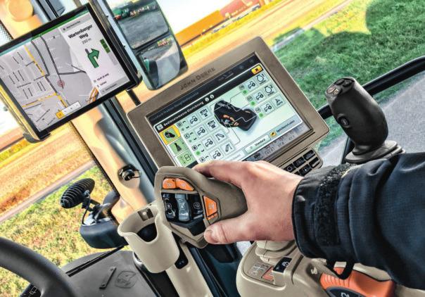 45 MEZŐGAZDASÁGI NAVIGÁCIÓS RENDSZER A MyLogistics alkalmazás, amely a MyJobConnect Prémium csomag részét képezi, navigációs rendszert és egyéb logisztikai funkciókat is tartalmaz, amelyek
