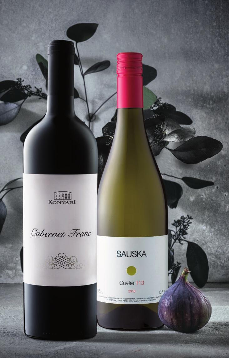 1 BALATONBOGLÁR Konyári Cabernet Franc* száraz vörösbor, érett és fűszeres cabernet franc, gazdag illattal, a hosszú és finoman fás kortyban szeder, áfonya és frissítő piros ribizli jelentkeznek,