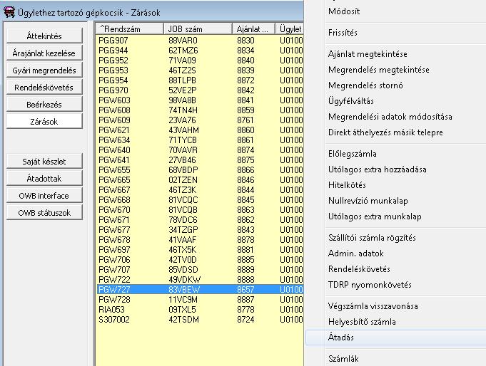 10.)Átadás, projekt és ügylet lezárása. CRM utókövetésre átadás.