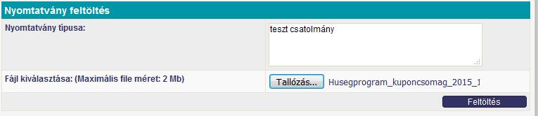 Ekkor a rendszer feltölti a korábban foglalt alszámhoz a Magyar Országos Közjegyzői Kamarának elektronikusan küldhető dokumentum csomagot.